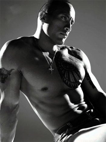 The Rock - This is a picture of old time wrestler the rock