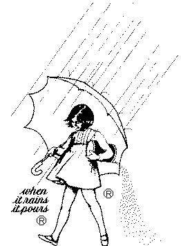 Morton Salt Girl - This is the Morton Salt umbrella girl logo.