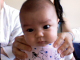 Meet Neo! - New Grandson, snapshot taken with webcam on Skype computer phone. This must be the 21st Century! How lucky we are!