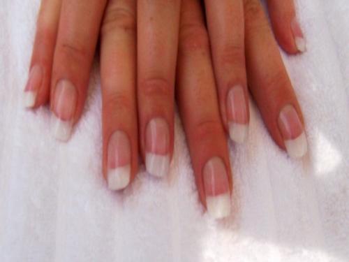french tips - the acrylics i love but can no longer afford....to bad they ruined my real nails!!