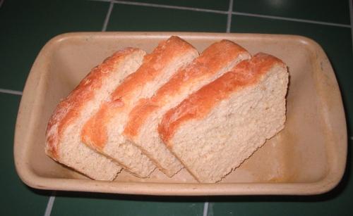 Homemade Bread - 
I finally attempted to make homemade bread after many, many years.

This is the very first loaf of bread I made that turned out right - yea me! 

I've used a bread machine before, but that's just not the same.
