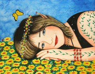 Beauty - A beautiful girl.