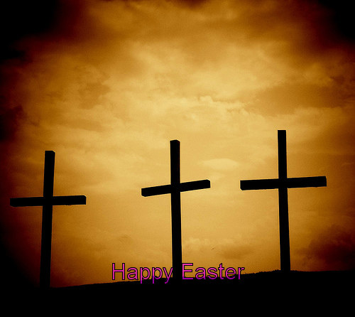 happy easter crosses - Crosses with Happy Easter