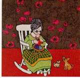 This reminds me of my grandmother so much - because she knitted alot and couldn't keep up with technology.