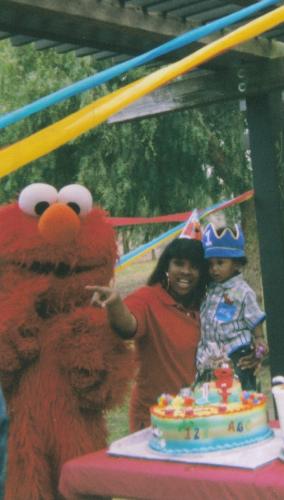 Last Year's Party - This is a picture from my great-nephew's first birthday party.