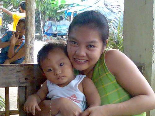 baby & me - This is me & my baby, he didnt get anything from my face, he is much look like his father, how about yours?