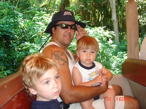 My boys - Daddy and boys