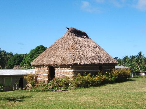 Fiji - Hut they live in on Fiji