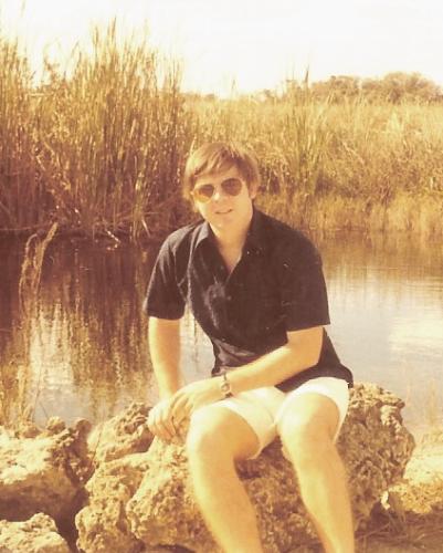Donald in Sebring - Donald visiting his Dad in Sebring Fl during the 70's