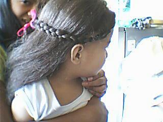 Quian!  - He is my baby bro, my li'l big sister wear him a wig to make him look like a girl.