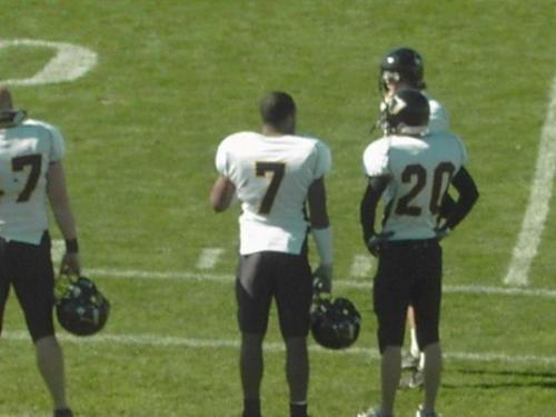 D2 Football - Me (jonfolse) #7 on the sideline of a michigan tech game.