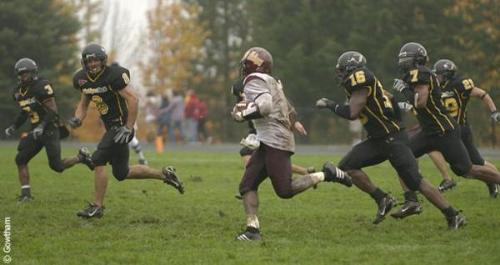 D2 Football - Me 9jonfolse) #7 again chasing down someone in our game against Ferris State.