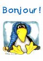 Bonjour - Kids can be so funny. Bonjour came across as Bun George. lol.