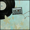 music - record and cassette tape Myspace avatar