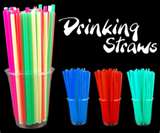When in a resturant - I do ask for a straw because I hate glass cups for obvious reasons and because ice hurts my teeth