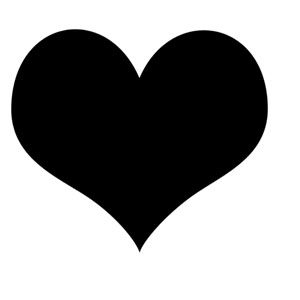 black heart - a black is something that is loving but dangerous.