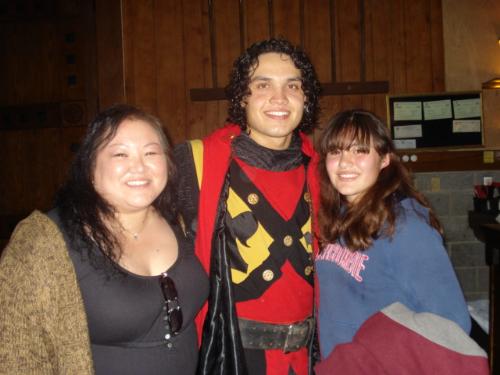 My daughter and I  - This is a picture of my daughter and I with her favorite knight. She is in love! hahaha!