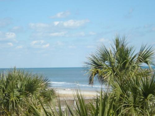Our last view of the beach as we left - This was taken from the parking garage before we left. Boo Hoo!