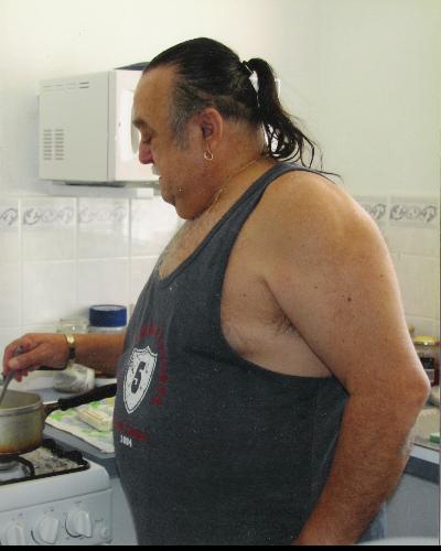 cooking - The picture was taken while I was cooking my dinner.