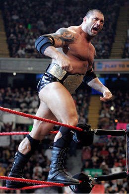 Batista - standing on ropes