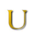 u - The capital letter U from alphabet.