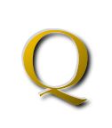 q - The capital letter Q from alphabet.