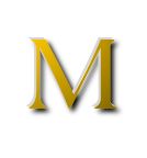 m - The capital letter M from alphabet.