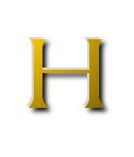 h - The capital letter H from alphabet.