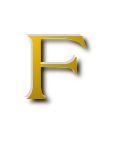 f - The capital letter F from alphabet.