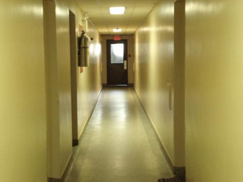 Bening the door. - This is a picture I took in an Apartment Building (secret location) some years back.