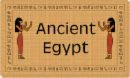 Egypt - cloth with egyptian statues and wording ancient egypt