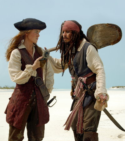 Pirates costumes - Costumes used by the casts of the world-class movie pirates of the carribean.