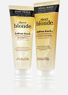 Sheer Blonde - This is a shampoo line by John Frieda intended to enhance the color of blonde hair.