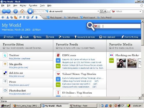 Flock - Flock will rock. The new social networking browser thats what they call it.