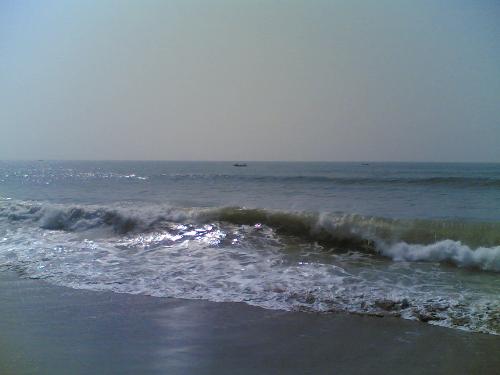 beach - its a snap of goa's beach.