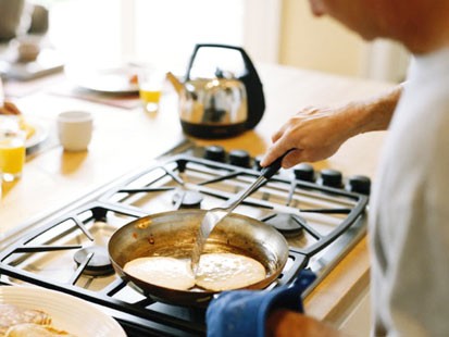 Cooking - A chef cooking
