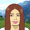 artistic self portrait - I created this on a website recommended in the past by Earthlink.net. I do not even know if I could find it again. It looks a little like me.