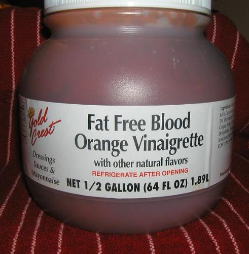 I want to suck your Blood Orange Vinaigrette! - funny label got a rise out of me!
