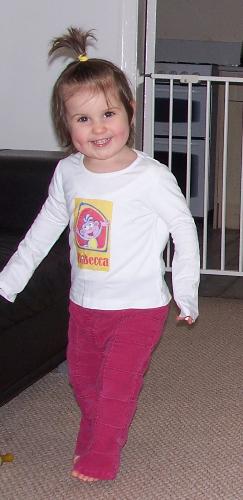 Rebecca aka Becca Poo - My youngest daughter Rebecca more commonly known as Becca, born 28th March 2006 she was 21 months when this picture was taken, between her and her big sister they light up my world!