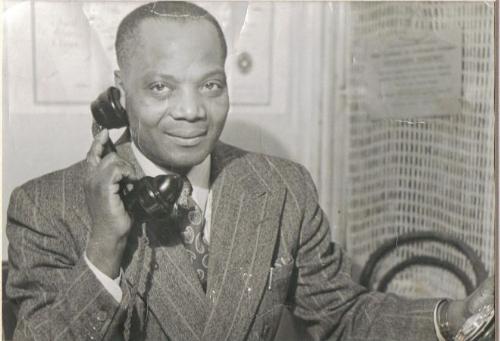 George'Happy' Blake - This is a picture of my grandfather'Happy' Blake, originally from Trinidad, and in the 40s had his own night club and played with his brother Cyril Blake who also was part of the Southern Syncopaters Orchestra, who played for royalty. I remember Grandad always when I smell cigar smoke, he always smoked a cigar with a gold holder. Very dapper man.