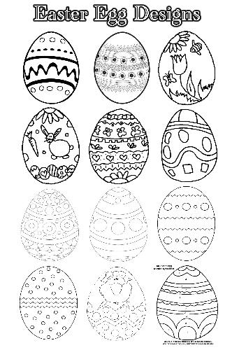 Designs for painting easter eggs - Some designs I have collected all over the internet.