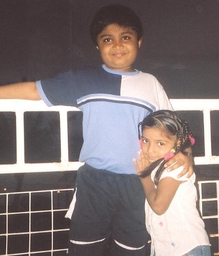 My Kids - This is Abisheik and Kaavya.