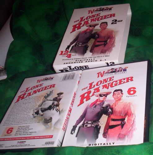 Lone Ranger DVD's - I collect Lone Ranger stuff and this is a couple of my DVD's