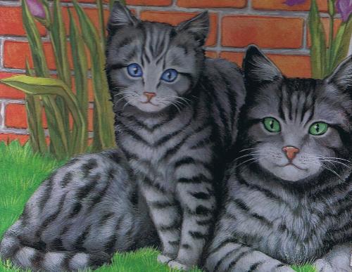 Cuddly kittens - Kittens are so cute. They tend to bowl you over with their innocent looks and antics when they are at play.  They are also pretty hygeinic animals always licking away at the fur trying to stay clean.  No Water Please..........Meeeowwww