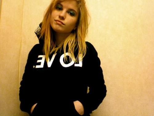 Hayley Williams - Hayley (Paramore) wearing a To Write Love On Her Arms hoodie