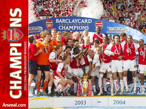 Arsenal champions - Arsenal champions 2003-04