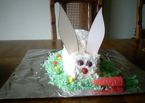 Bunny Cake - Here is the bunny cake I made Bunny Cake - Here is the bunny cake I made