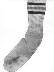 Dirty 'black' socks! - filthy, dirty, socks, athletic socks