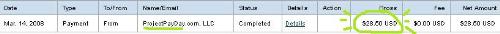Pay-Proof! - My payment proof from Proj Payday. :]
