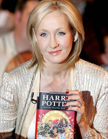 JK Rowling - image of author, JK Rowling